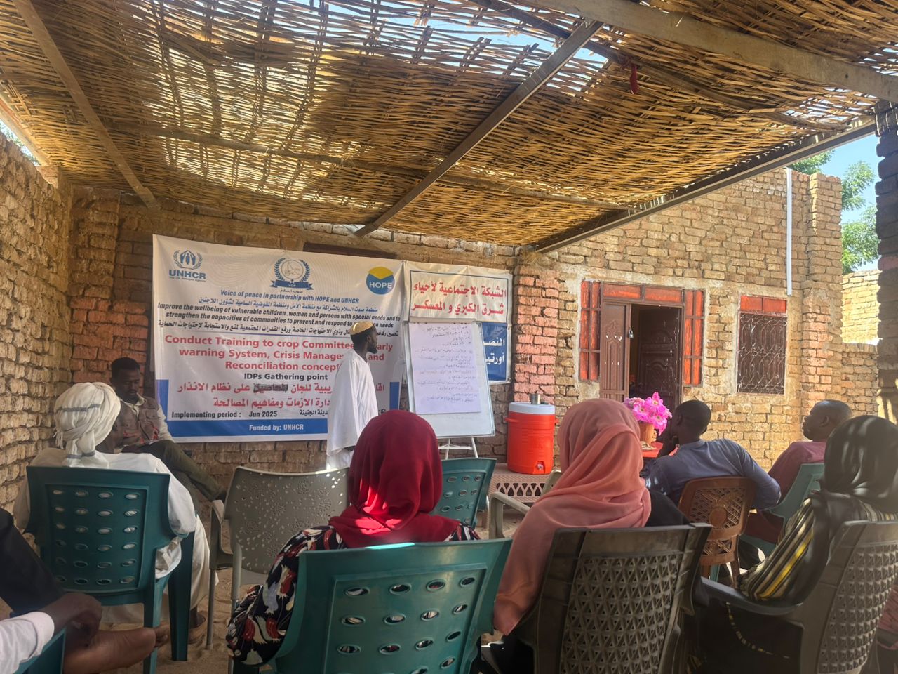 Training Workshop on Crop Committees, Early Warning Systems, and Crisis Management in Ortik Camp, Ardamata